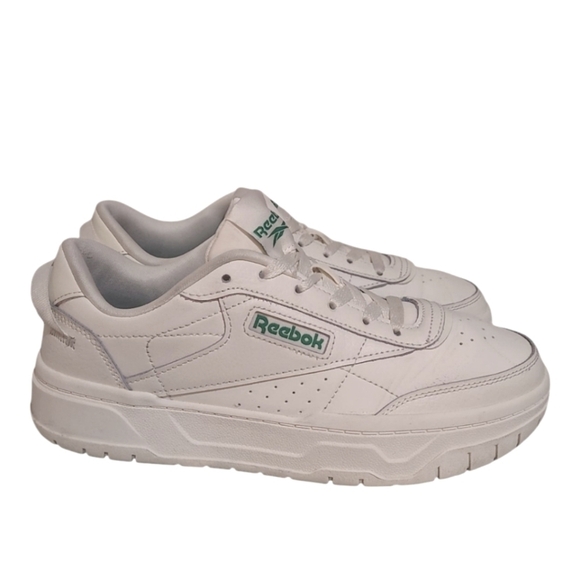 Reebok Tech Geo Club C Green/White  Size 8 1/2 - Picture 3 of 16